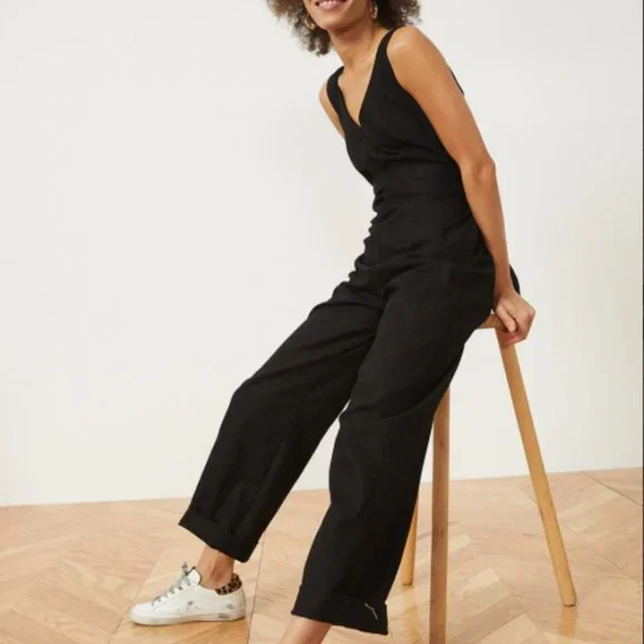 ❌SOLD❌ LPA Alina Jumpsuit - Black - Picture 3 of 10